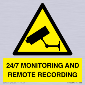 24/7 MONITORING AND REMOTE RECORDING